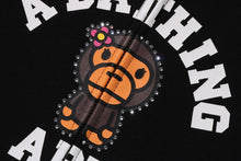 CYSTAL STONE COLLEGE BABY LISA OVERSIZED ZIP HOODIE