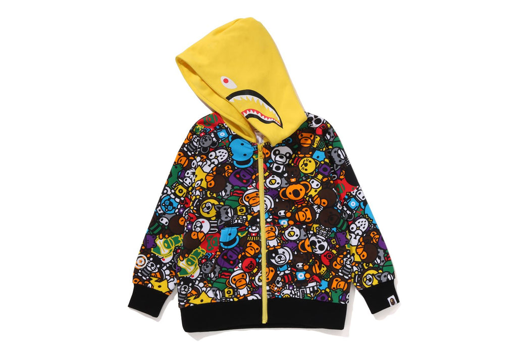 MILO ALL SAFARI SHARK ZIP HOODIE | bape.com