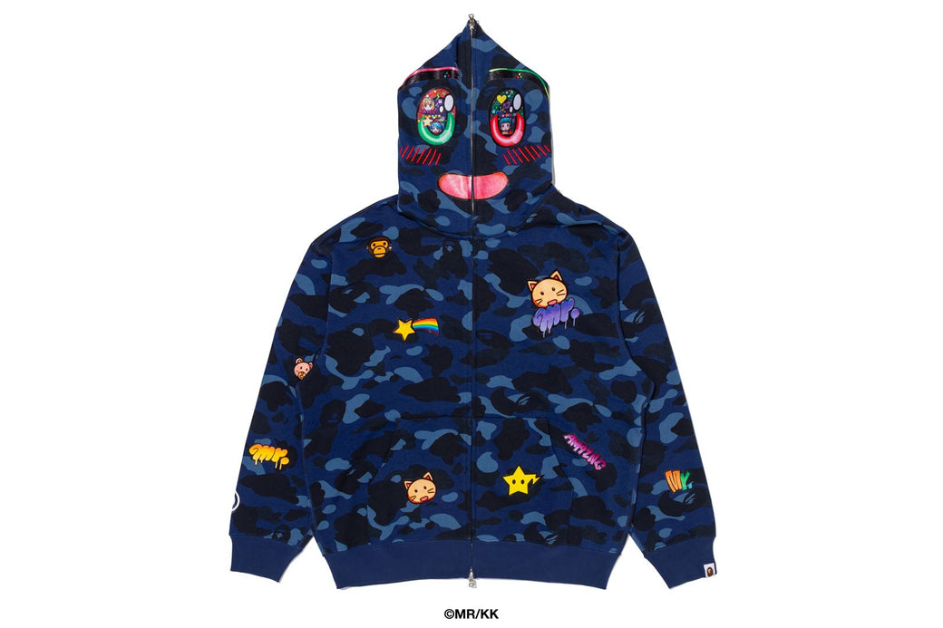 トップス COLOR CAMO RELAXED FIT FULL ZIP HOODIE BAPE X MR. 】COLOR CAMO RELAXED FIT FULL ZIP HOODIE | bape.com