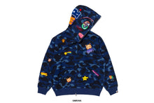 【 BAPE X MR. 】COLOR CAMO RELAXED FIT FULL ZIP HOODIE