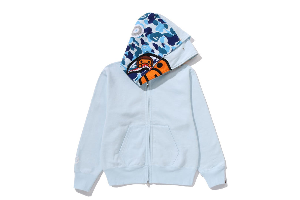 MILO SHARK FULL ZIP DOUBLE HOODIE | bape.com