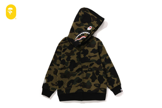 1ST CAMO MILO SHARK ZIP HOODIE