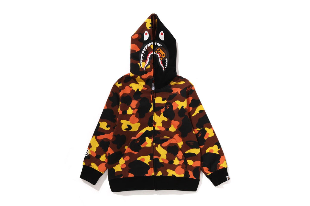 1ST CAMO MILO SHARK ZIP HOODIE | bape.com
