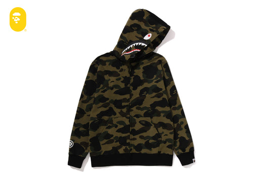 1ST CAMO MILO SHARK ZIP HOODIE | bape.com