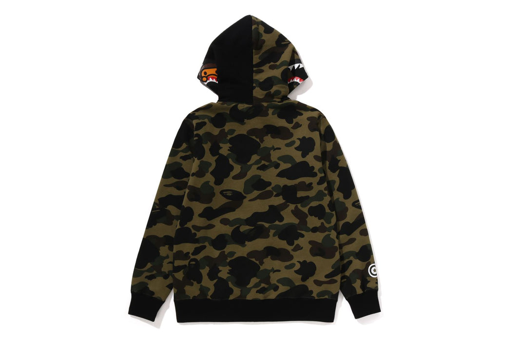 1ST CAMO MILO SHARK ZIP HOODIE | bape.com