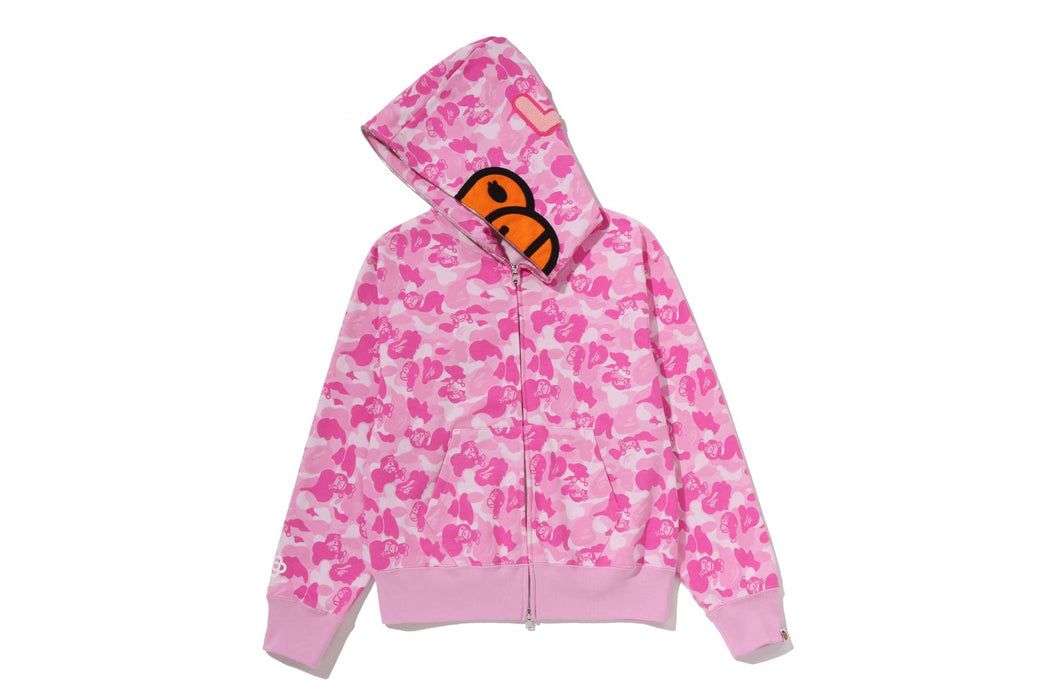 BABY LISA ABC CAMO FULL ZIP HOODIE | bape.com