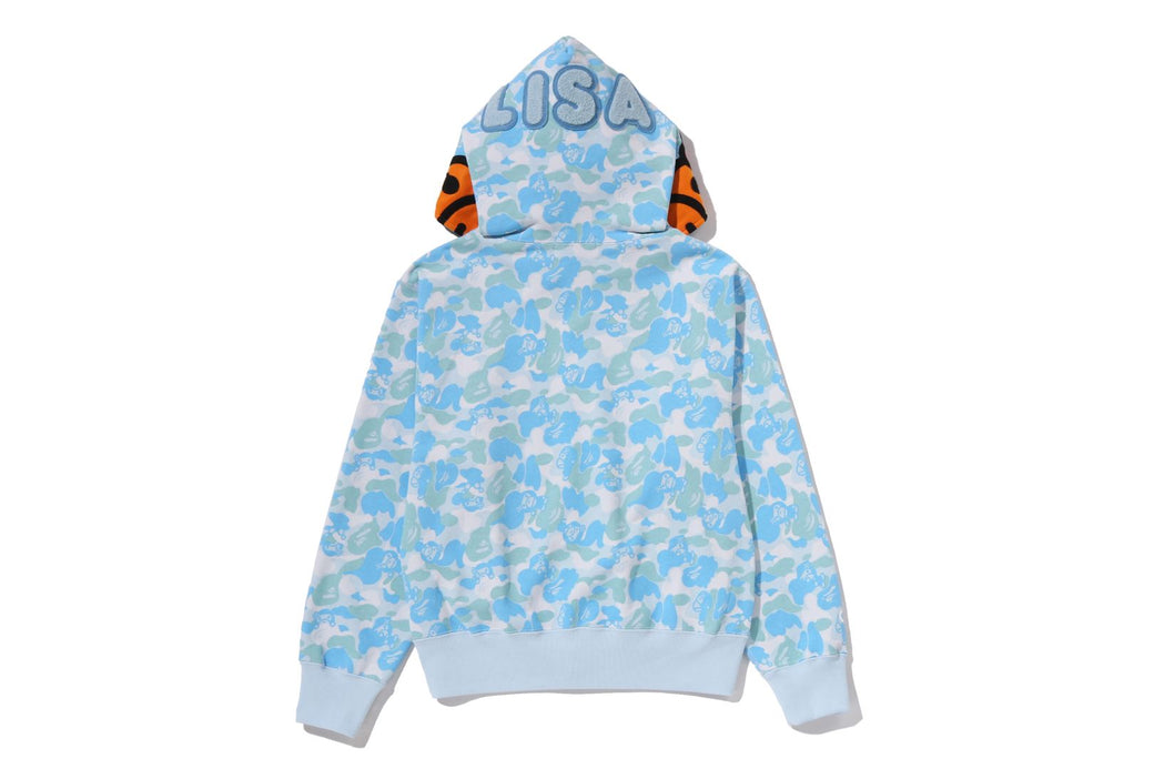 BABY LISA ABC CAMO FULL ZIP HOODIE | bape.com