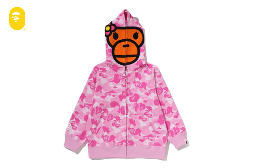 BABY LISA ABC CAMO ZIP HOODIE