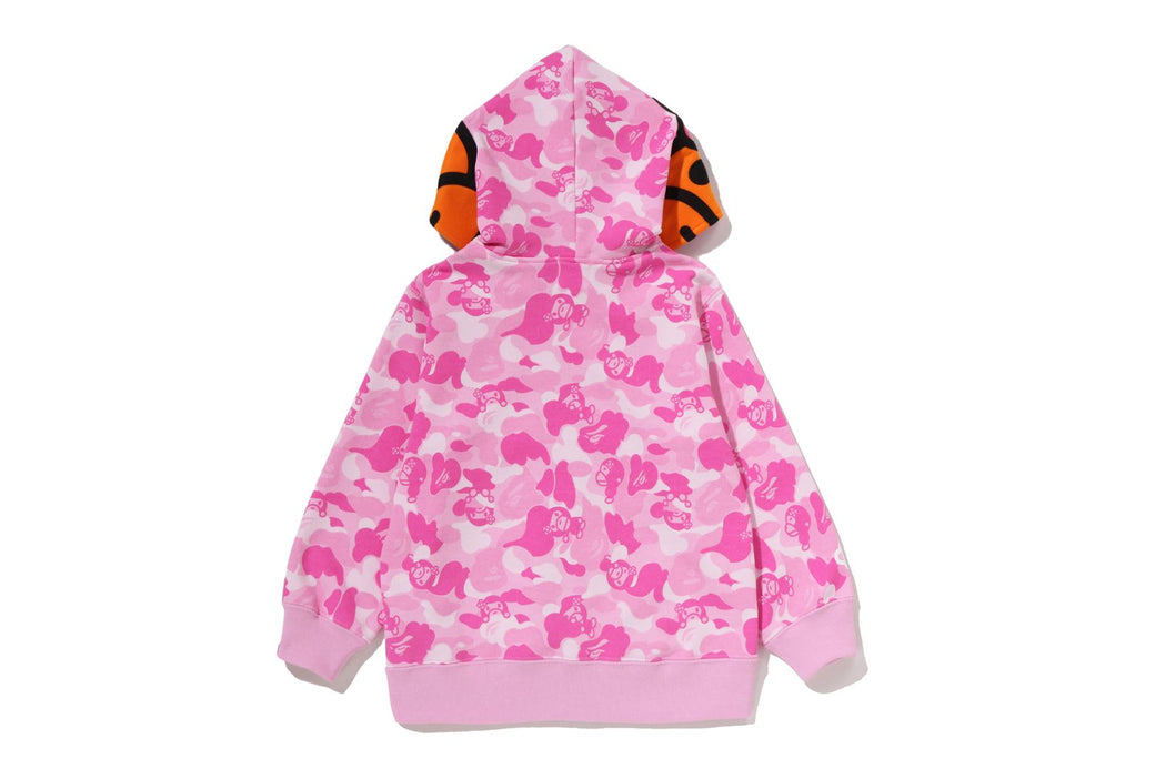 BABY LISA ABC CAMO ZIP HOODIE | bape.com