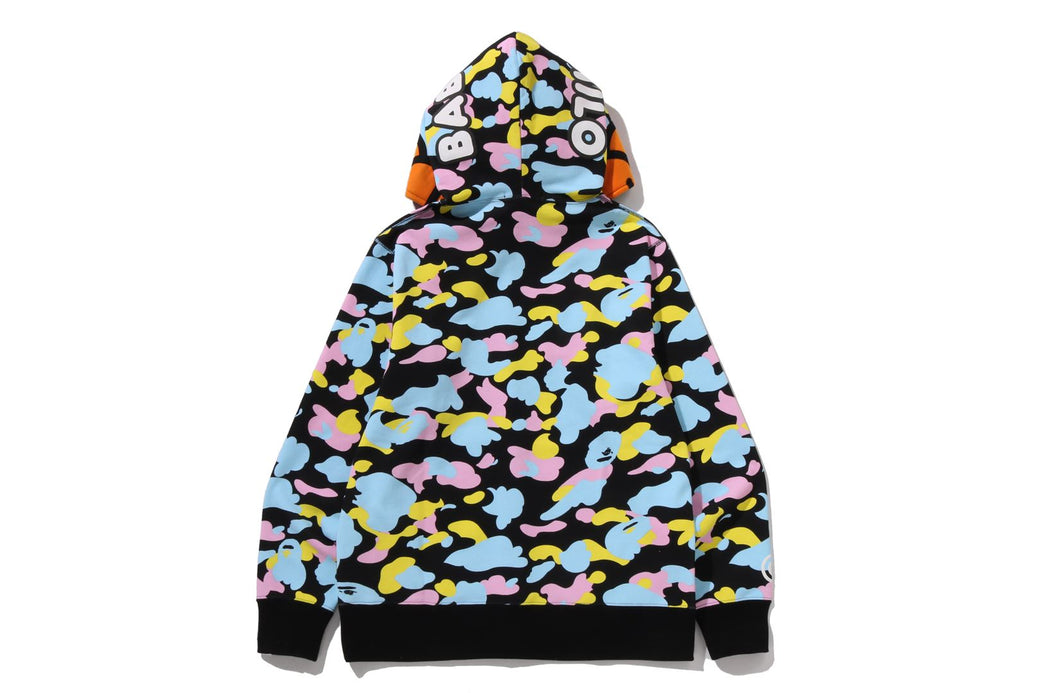 NEW MULTI CAMO BABY MILO REGULAR FIT FULL ZIP HOODIE | bape.com