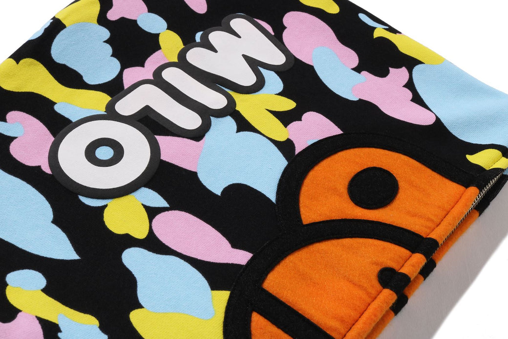 NEW MULTI CAMO BABY MILO REGULAR FIT FULL ZIP HOODIE | bape.com