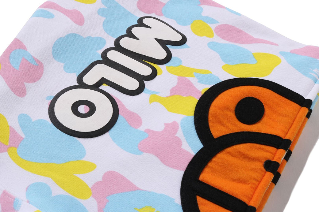 NEW MULTI CAMO BABY MILO REGULAR FIT FULL ZIP HOODIE | bape.com