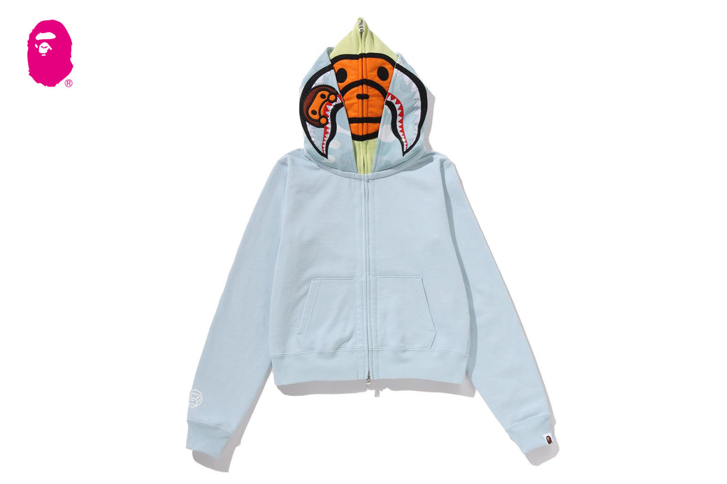 超希少 A BATHING APE BABY MILO 総柄 フルジップパーカー A BATHING APE - BABY MILO 迷彩フルジップパーカー Lの通販 by