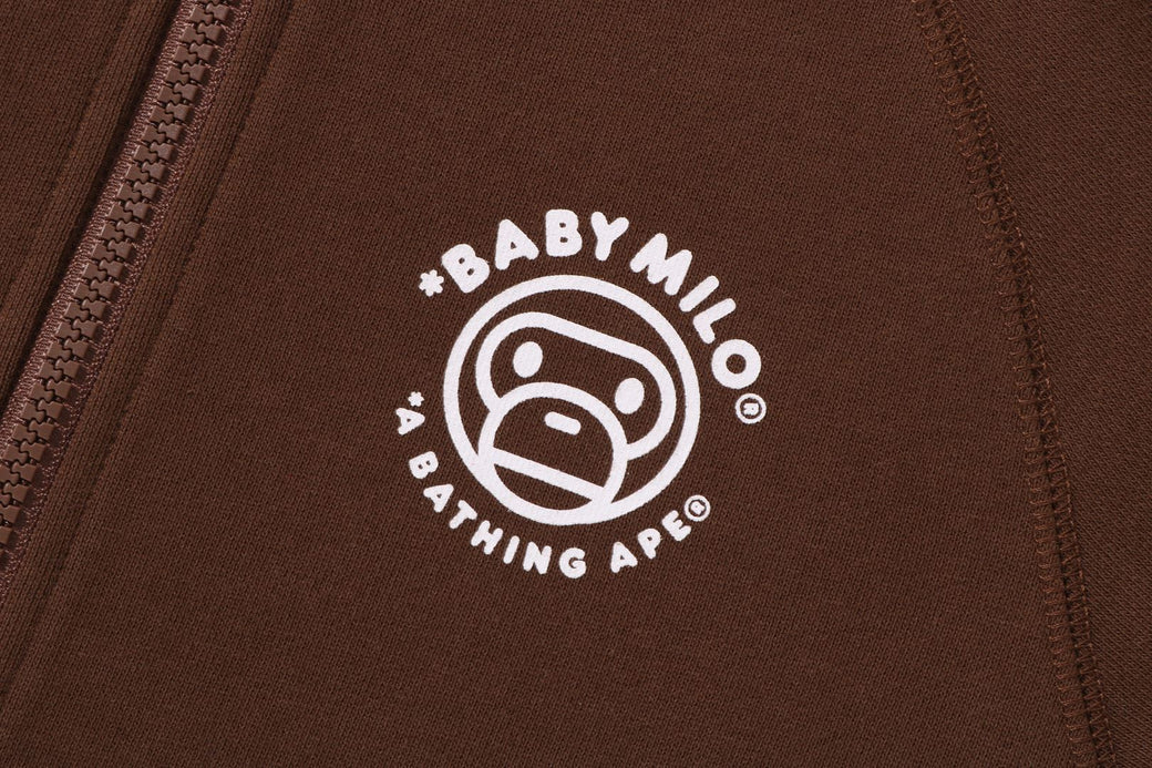 BABY MILO ZIP HOODIE | bape.com