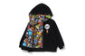 BABY MILO PATTERN REVERSIBLE ZIP HOODIE