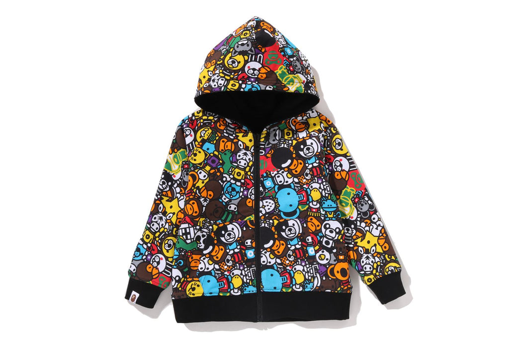 bebemilmil様５点専用ページ BABY MILO PATTERN REVERSIBLE ZIP HOODIE | bape.com