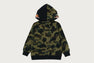 1ST CAMO MILO SHARK ZIP HOODIE