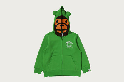 BABY MILO FRIENDS ZIP HOODIE