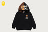 BABY MILO SKULL GLOW IN THE DARK ZIP HOODIE
