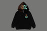 BABY MILO SKULL GLOW IN THE DARK ZIP HOODIE