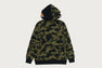 1ST CAMO MILO SHARK ZIP HOODIE