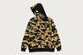1ST CAMO MILO SHARK ZIP HOODIE