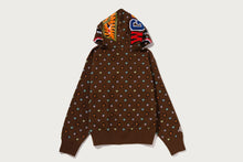 MILOGRAM SWEETS PATTERN SHARK FULL ZIP HOODIE