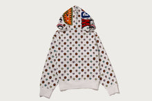 MILOGRAM SWEETS PATTERN SHARK FULL ZIP HOODIE