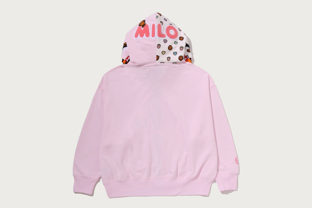 MILO SHARK OVERSIZED FULL ZIP DOUBLE HOODIE | bape.com