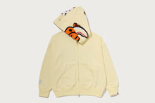 MILO SHARK OVERSIZED FULL ZIP DOUBLE HOODIE
