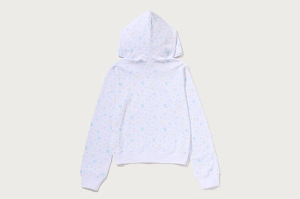 LISA MILO STA PATTERN ONE POINT FULL ZIP HOODIE
