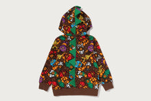 MILO MULTI DINOSAURS PATTERN ZIP HOODIE