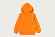 TONAL MILOGRAM BANANA ZIP HOODIE