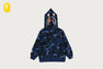COLOR CAMO MILO SHARK ZIP HOODIE
