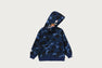COLOR CAMO MILO SHARK ZIP HOODIE