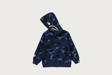 COLOR CAMO MILO SHARK ZIP HOODIE