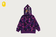 COLOR CAMO MILO SHARK ZIP HOODIE