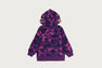 COLOR CAMO MILO SHARK ZIP HOODIE