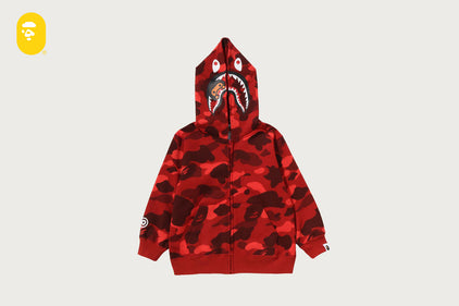 COLOR CAMO MILO SHARK ZIP HOODIE