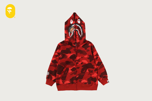 COLOR CAMO MILO SHARK ZIP HOODIE