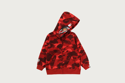 COLOR CAMO MILO SHARK ZIP HOODIE