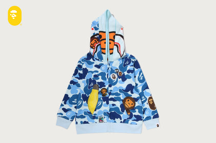 ABC CAMO TROMPE L'OEIL ZIP HOODIE