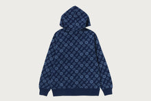 TONAL MILOGRAM BANANA ZIP HOODIE