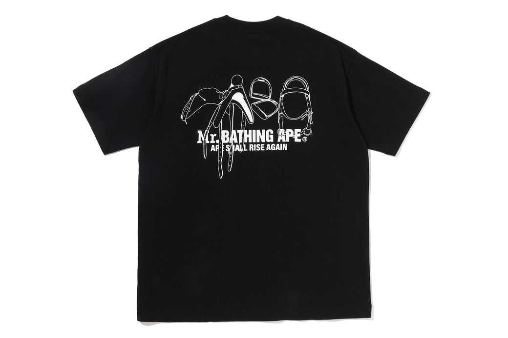 SADDLE PRINT TEE | bape.com