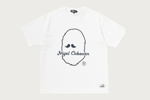 【MR. BATHING APE X NIGEL CABOURN】 SS PRINT TEE #1