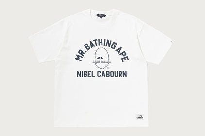 【MR. BATHING APE X NIGEL CABOURN】 SS PRINT TEE #2