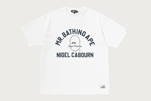 【MR. BATHING APE X NIGEL CABOURN】 SS PRINT TEE #2