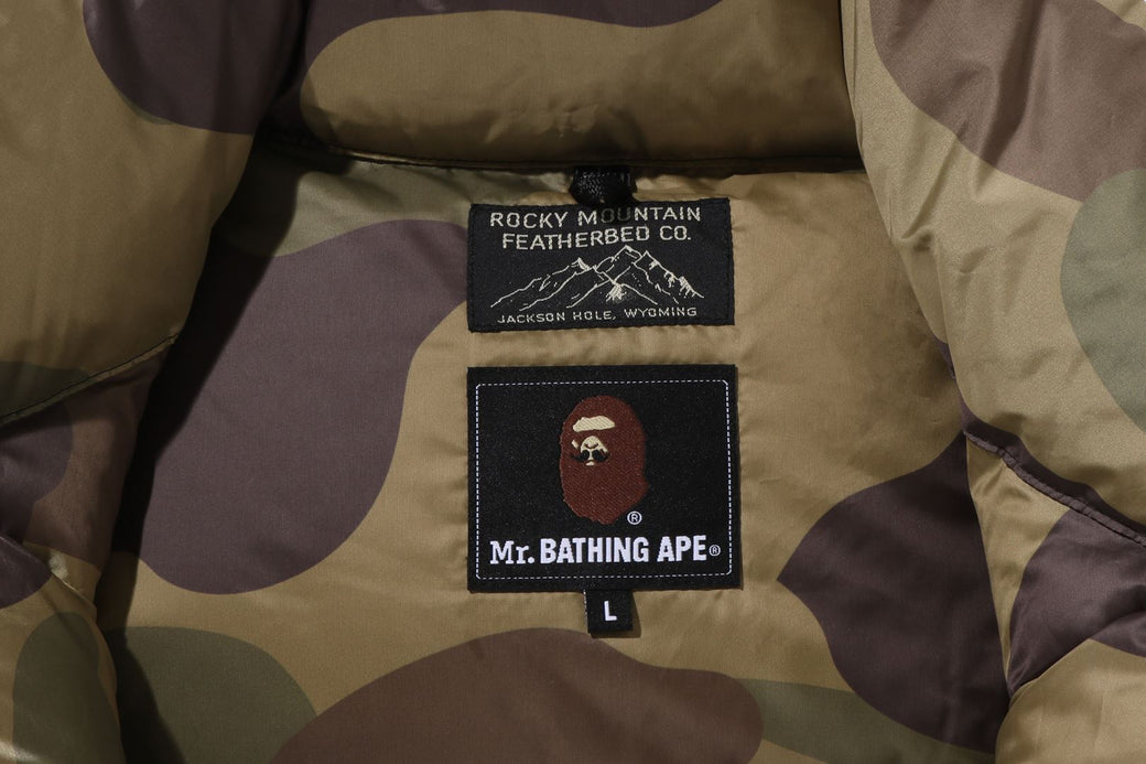 MR BATHING APE X RMFC 】DOWN JACKET #3 | bape.com