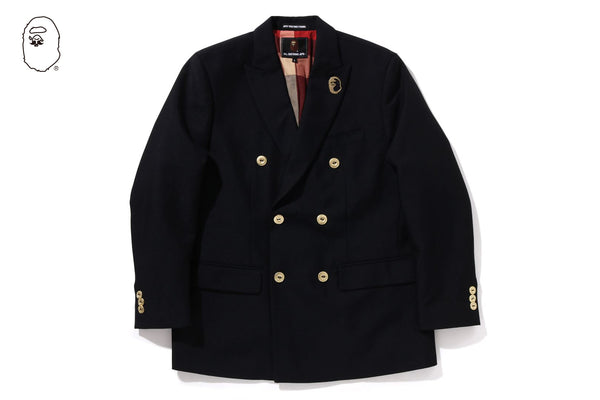 A BATHING APE エイプ　ネイビー ダブルブレストPコート 007JKK801304_NVY_A_bef6d3bd-