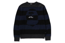 MR.BATHING APE STRIPE JACQUARD SWEATER